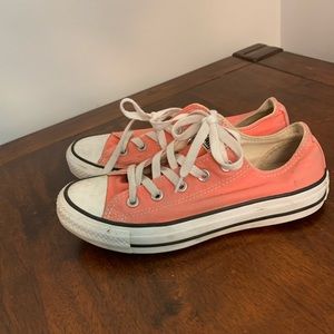 Converse Womens Chuck Taylor All Star Ox Shoes Sneakers Pink Low Top Siz…